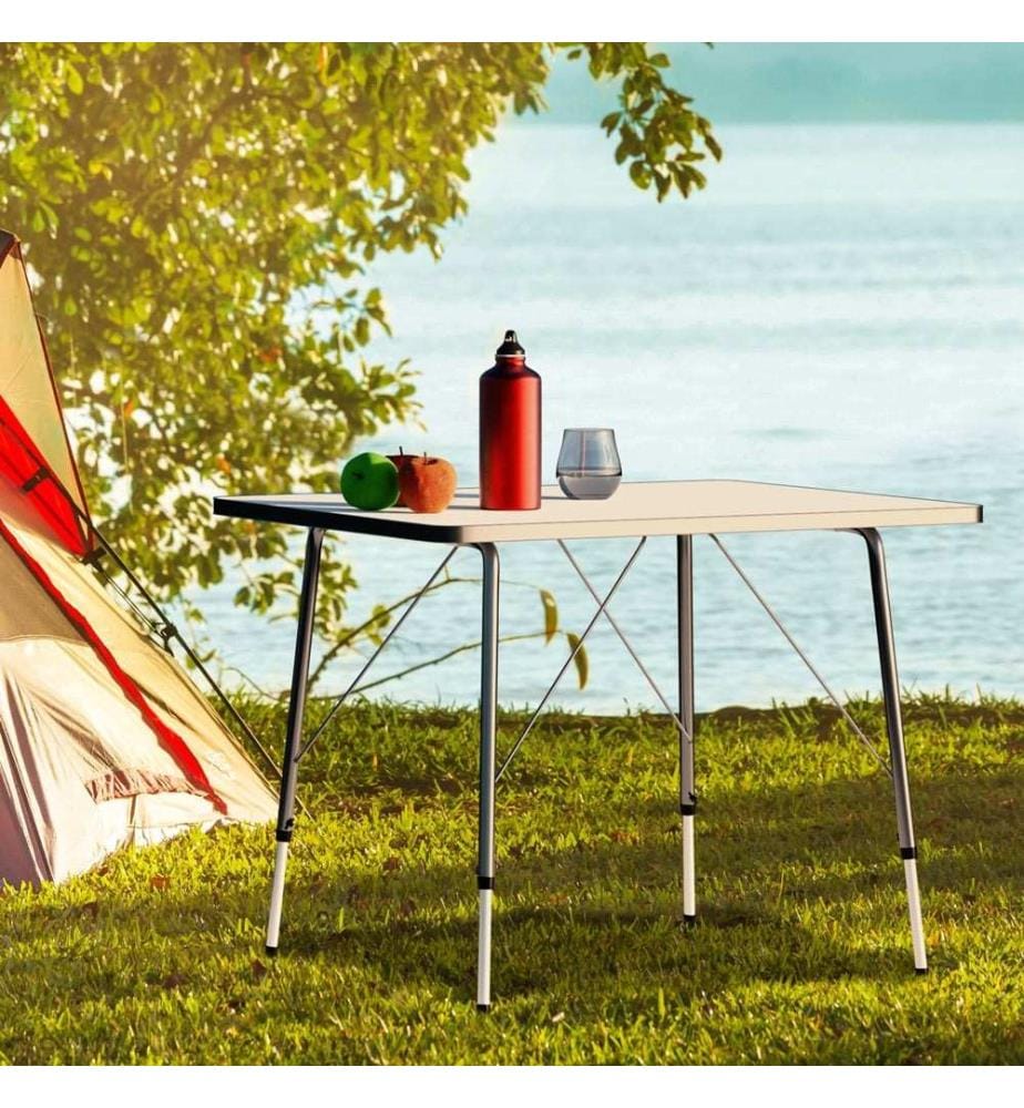 Alu Campingtisch klappbar höhenverstellbar 80 cm x 60 cm