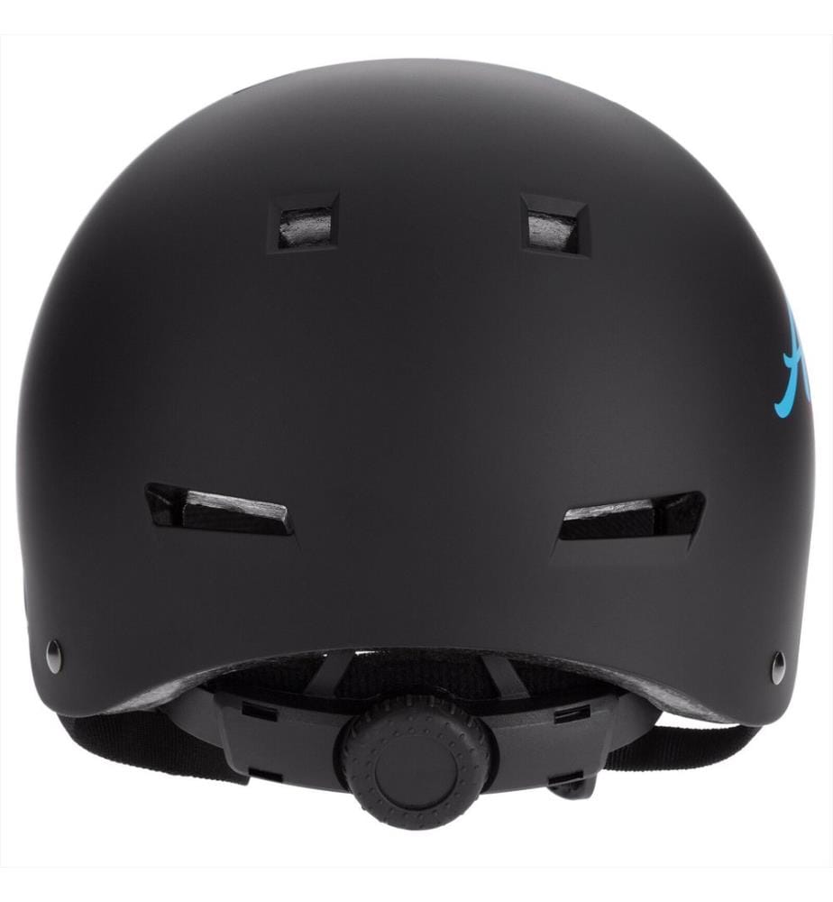 Skaterhelm mit Kinngurt Grösse S Schwarz