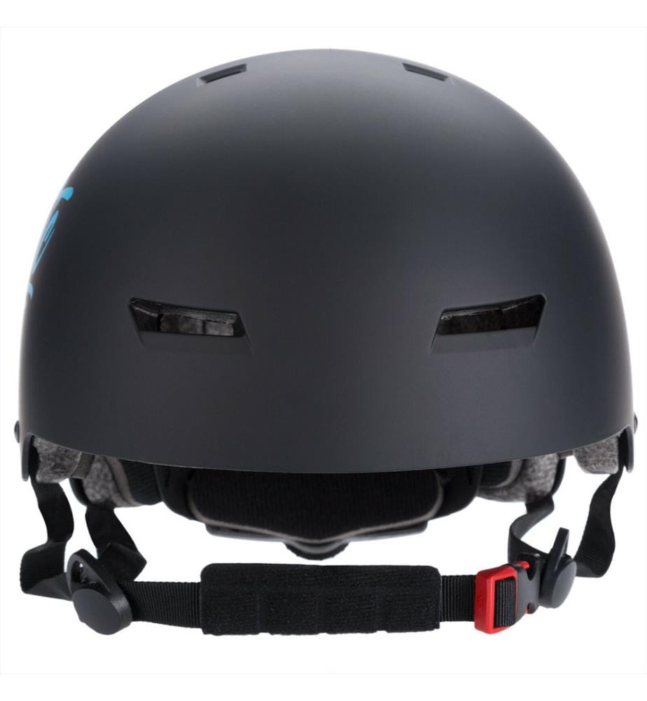Skaterhelm mit Kinngurt Grösse S Schwarz