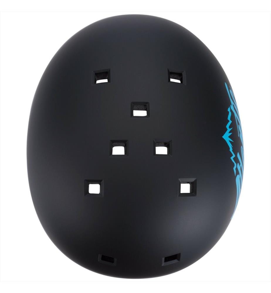 Skaterhelm mit Kinngurt Grösse S Schwarz