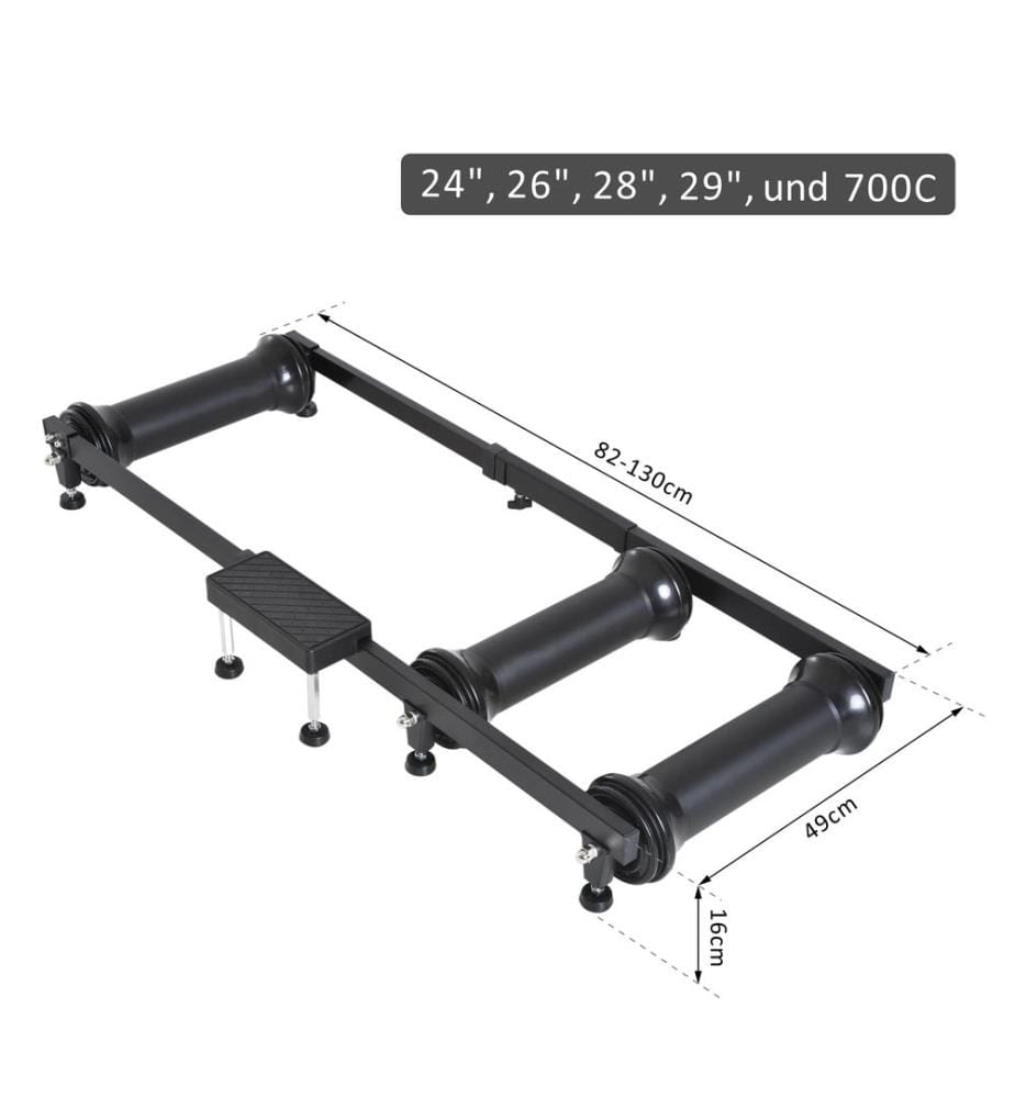 Rollentrainer Fahrradtrainer Indoor-Training 82-130 cm