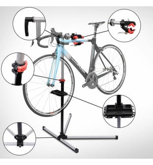 Fahrrad Velo Montageständer mit Werkzeugablage