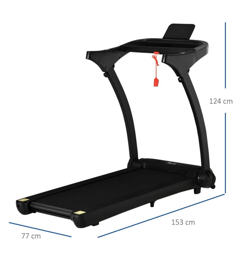 Laufband Fitness klappbar elektrisch mobil 550 W 1-14 km h LCD-Display
