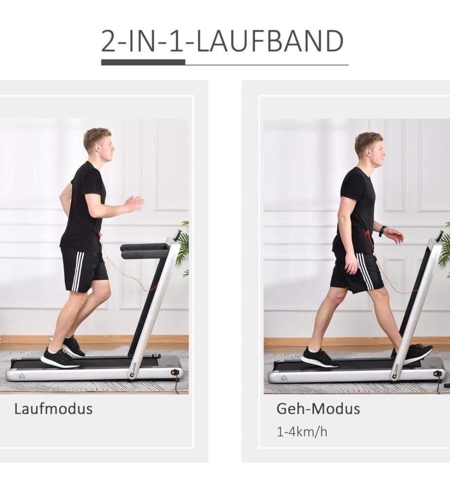 Elektrisches Laufband mit LED-Display Klappbar 1-12 Km h