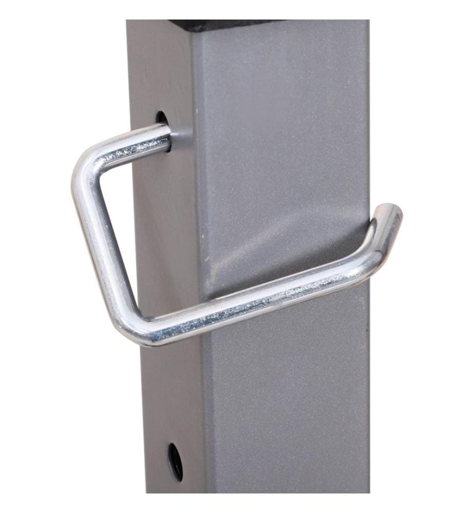 Support pour haltères, support pour haltères longs, réglable en hauteur de 135 à 190 cm