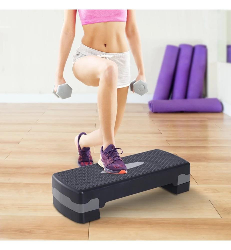 Stepper de fitness, plateforme d'aérobic, 150 kg, réglable en hauteur
