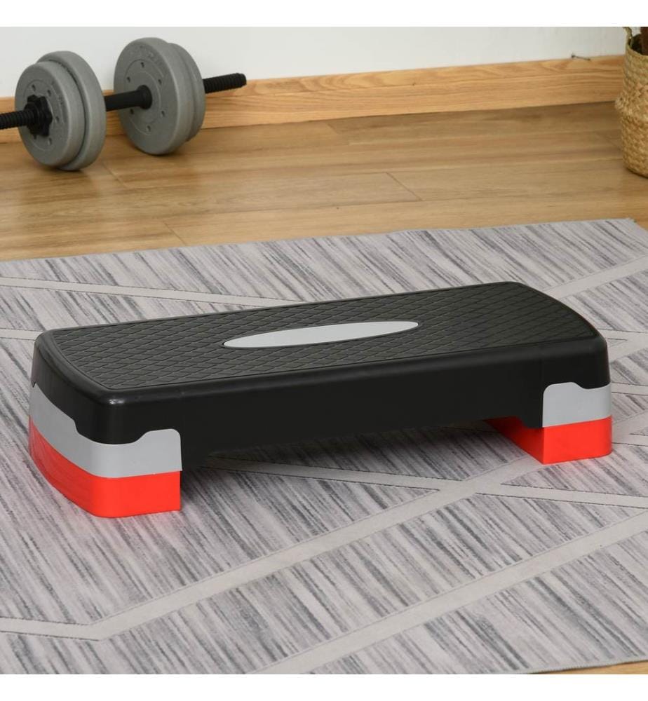 Steppbrett Aerobic Fitness Stepper 2-stufig Höhenverstellbar