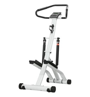 Stepper con manubrio - Attrezzo per il fitness da casa con schermo LCD