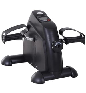 Heimtrainer Mini Bike Pedaltrainer LCD-Display - schwarz