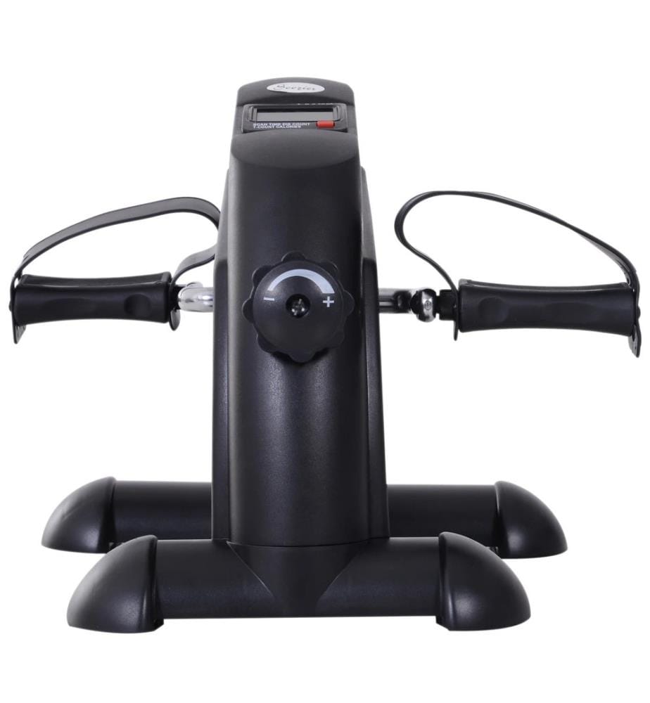 Heimtrainer Mini Bike Pedaltrainer LCD-Display - schwarz