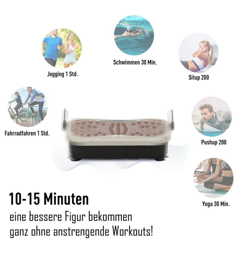 Vibrationsplatte Vibrationstrainer Vibrationsgerät Fernbedienung