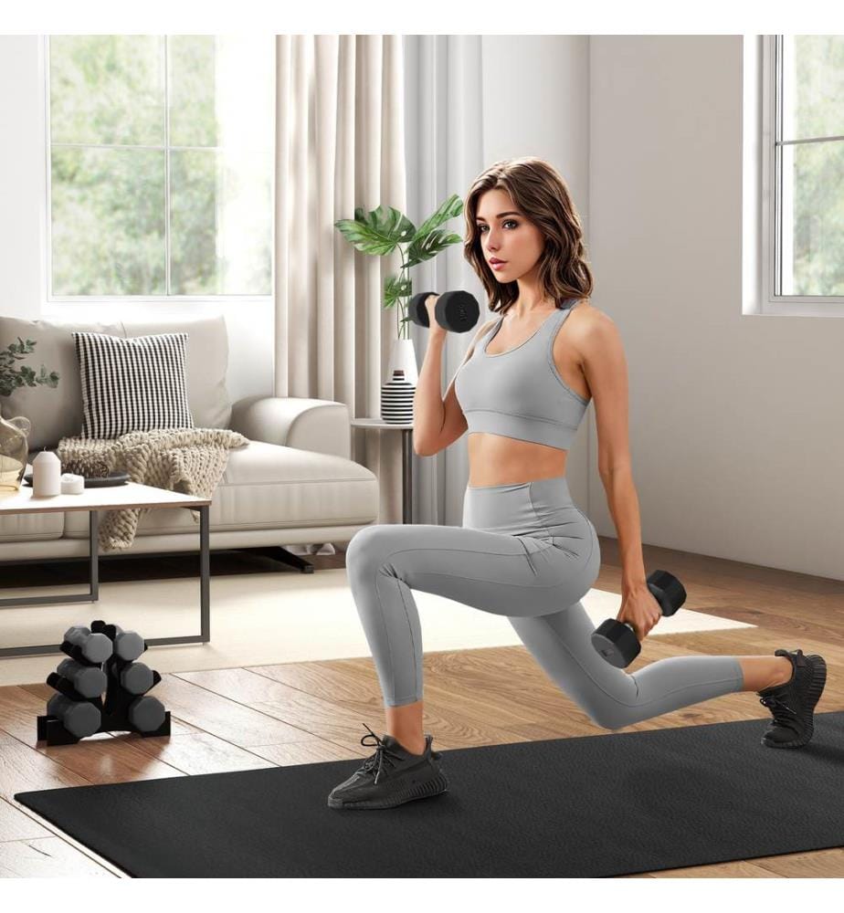 Kurzhantel-Set 20kg für Kraft- und Gewichtstraining rutschfest und ergonomisch