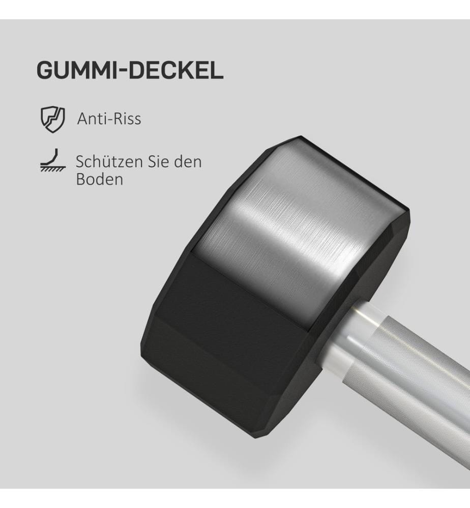 Kurzhantel-Set 20kg für Kraft- und Gewichtstraining rutschfest und ergonomisch