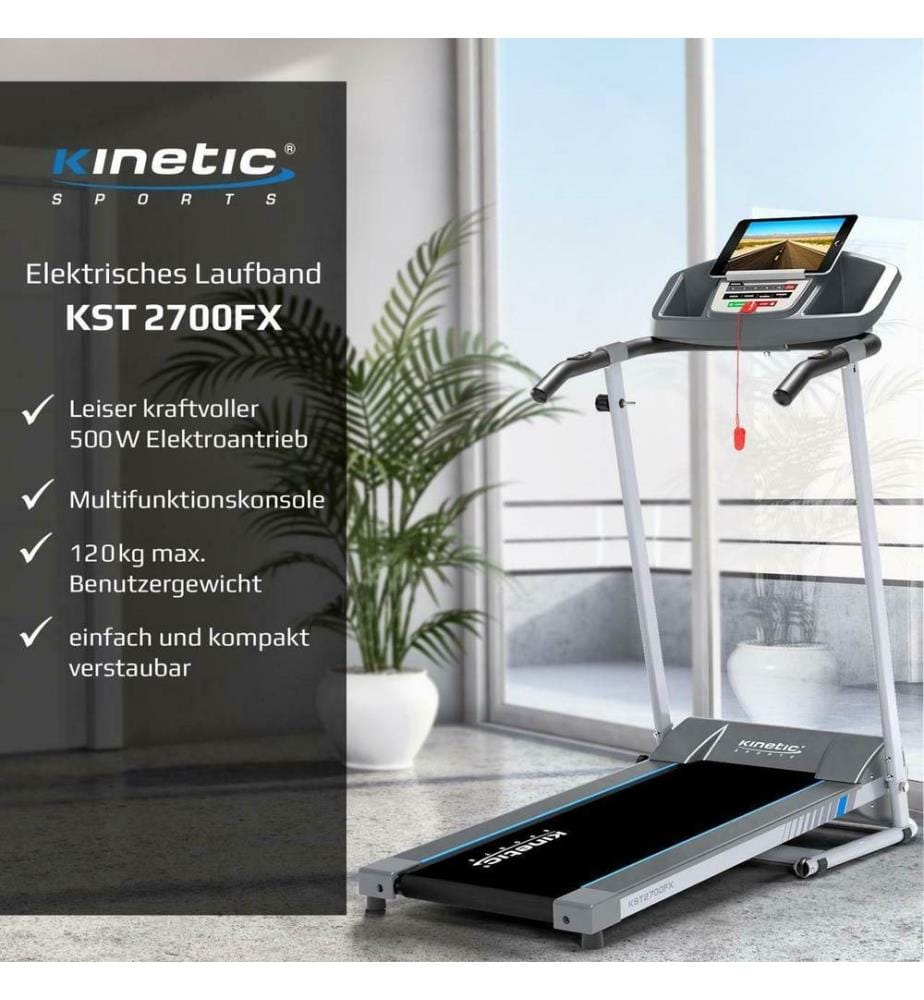 Laufband Klappbar 10 km h LCD Display Pulsgurt 120kg