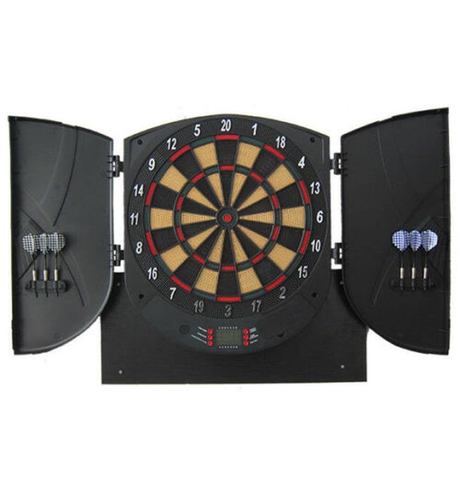 Elektronische Dartscheibe Dart inkl. 6 Pfeile Kabinett