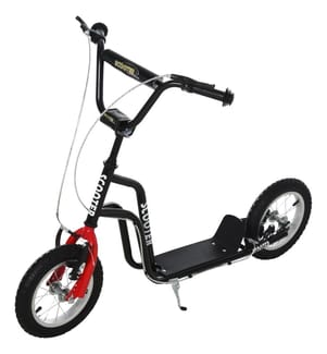 Trottinette à pneus gonflables, scooter, kickboard, trottinette pour enfants 12 pouces