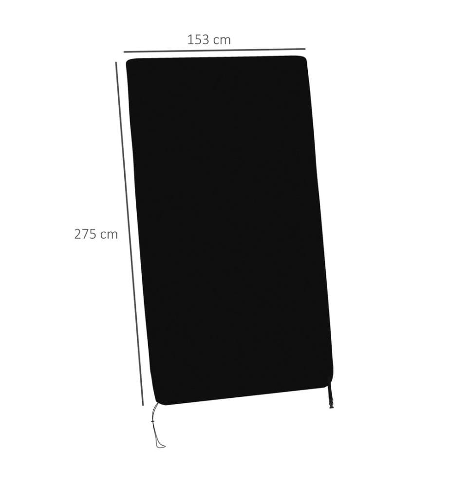 Abdeckung für Tischtennistisch 275x153x5 cm wasserdicht UV-beständig