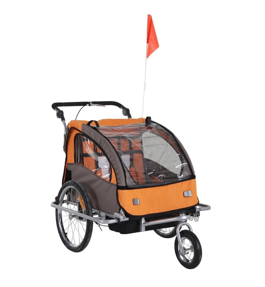2in1 Kinderanhänger Fahrradanhänger Jogger Kinderfahrradanhänger