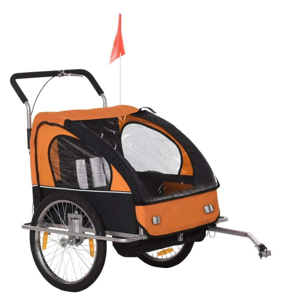 Kinderanhänger Fahrradanhänger Kinder Radanhänger für 2 Kinder Veloanhänger
