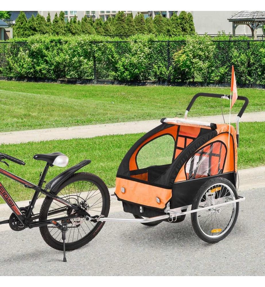Kinderanhänger Fahrradanhänger Kinder Radanhänger für 2 Kinder Veloanhänger