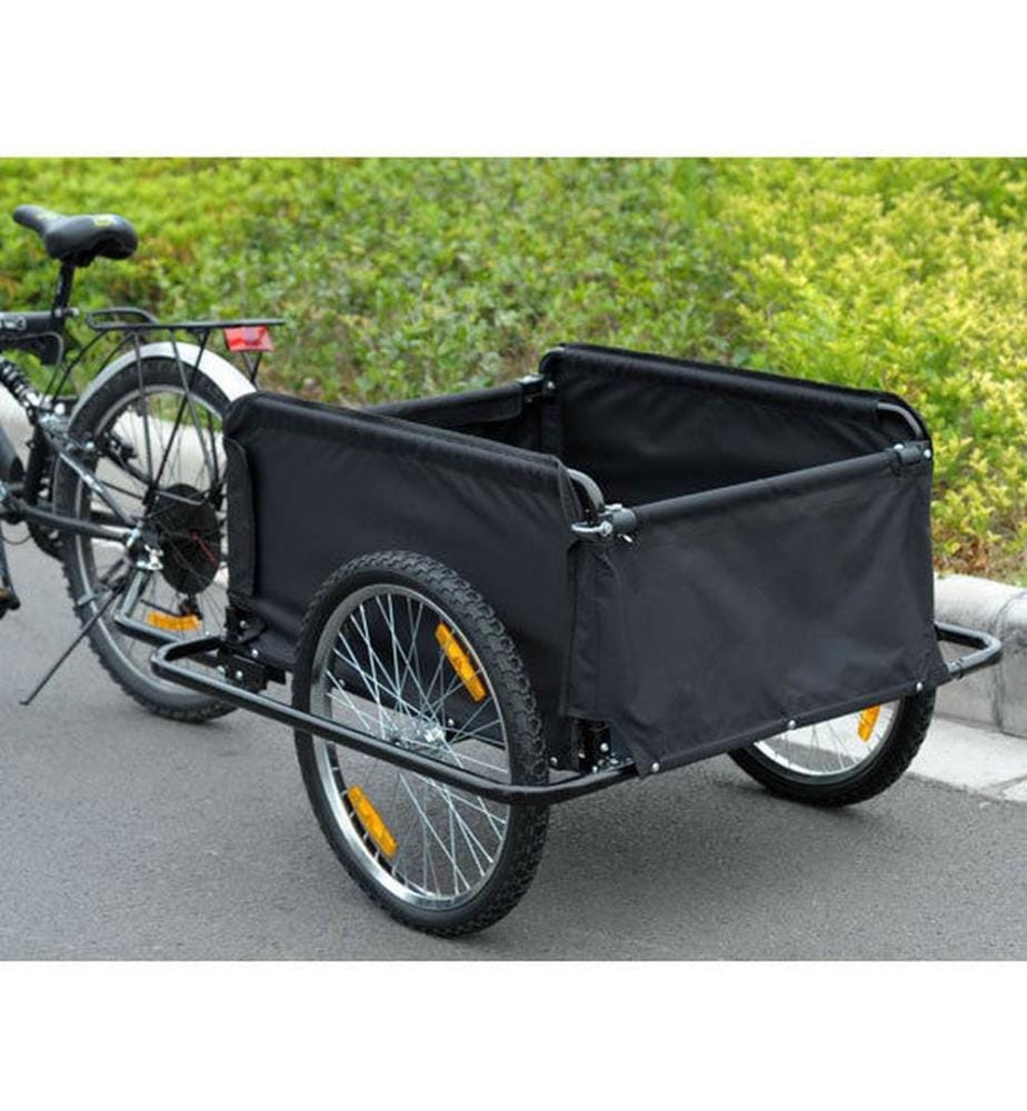 Fahrradanhänger Veloanhänger 140 x 88 x 60 cm mit Blache