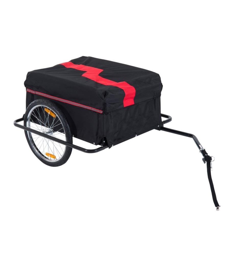 Fahrradanhänger Veloanhänger 40kg Traglast mit Blache