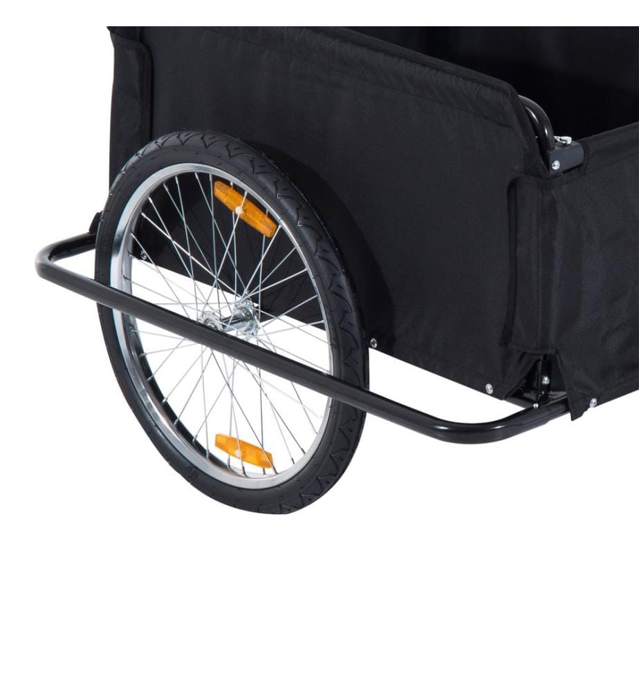 Fahrradanhänger Veloanhänger 40kg Traglast mit Blache