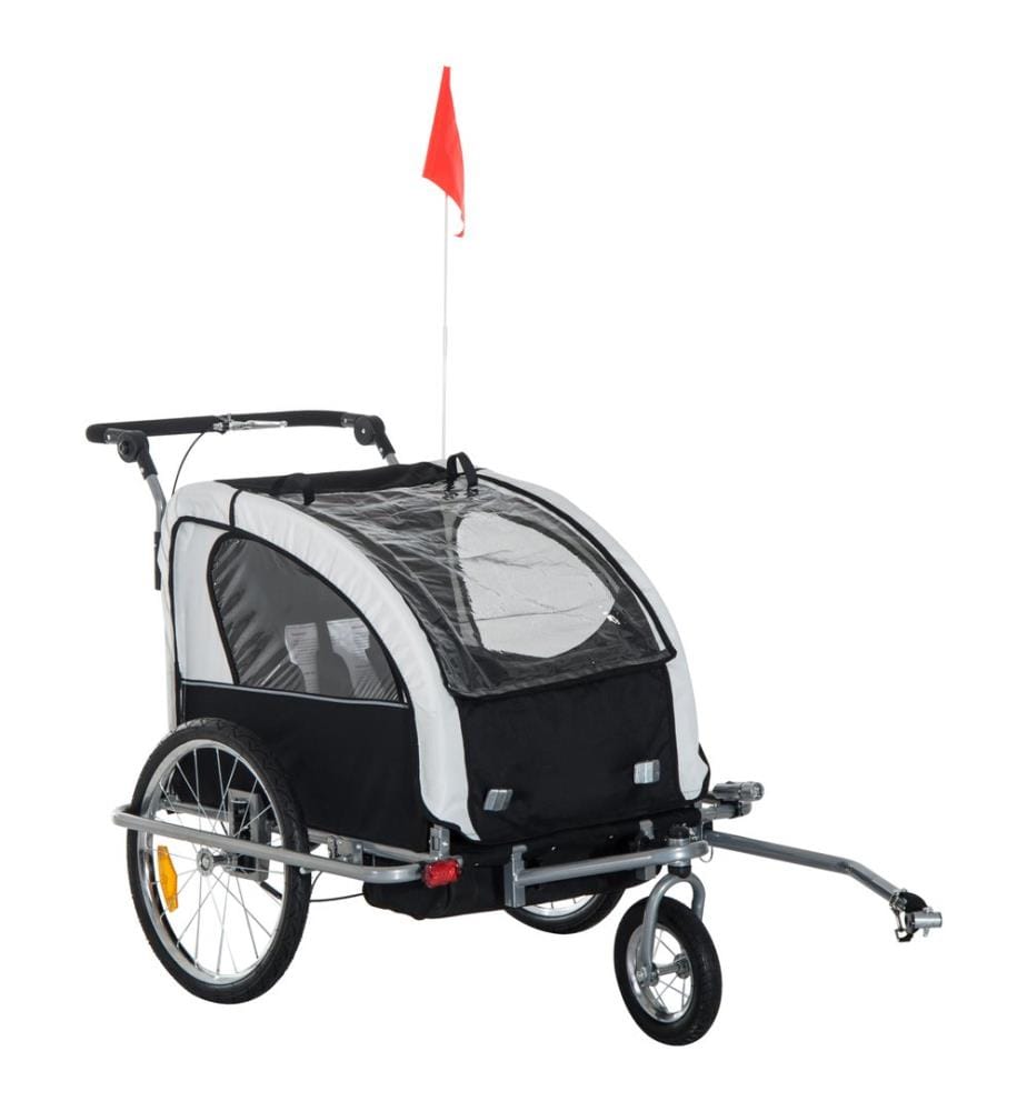 2in1 Kinderanhänger Fahrradanhänger Jogger Kinderfahrradanhänger