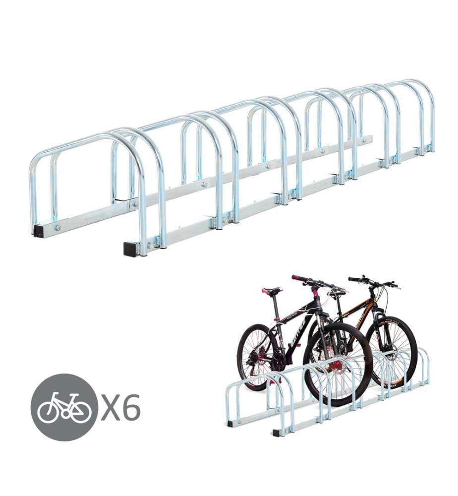 Fahrradständer Veloständer für 6 Fahrräder