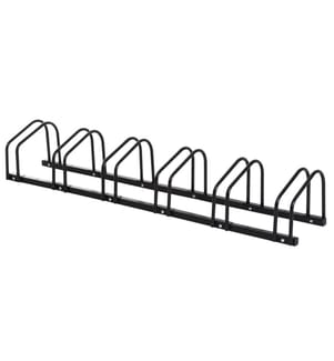 Fahrradständer Veloständer bis 6 Fahrräder Schwarz 179x33x27 cm
