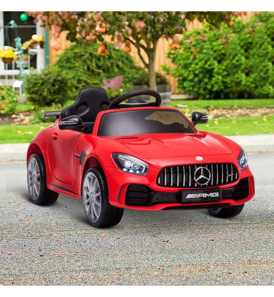 Elektroauto Kinderauto Mercedes GTR lizenziert rot