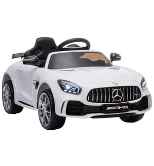 Elektroauto Kinderauto Mercedes GTR lizenziert weiss
