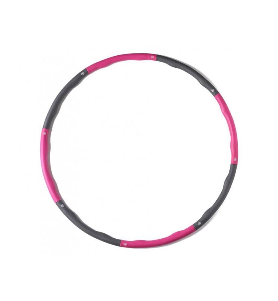 Cerceau de hula hoop en mousse, 95 cm, rose, 8 segments amovibles