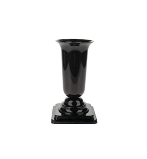 OPIFLOR - Vase funéraire Dama 27 cm, noir