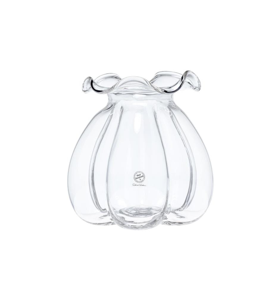 Glasi Hergiswil - Vase Corona medium, 18 cm, verre