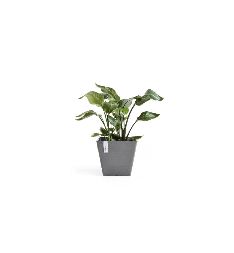 ECOPOTS - Pot à fleur Rotterdam 40 Gris foncé
