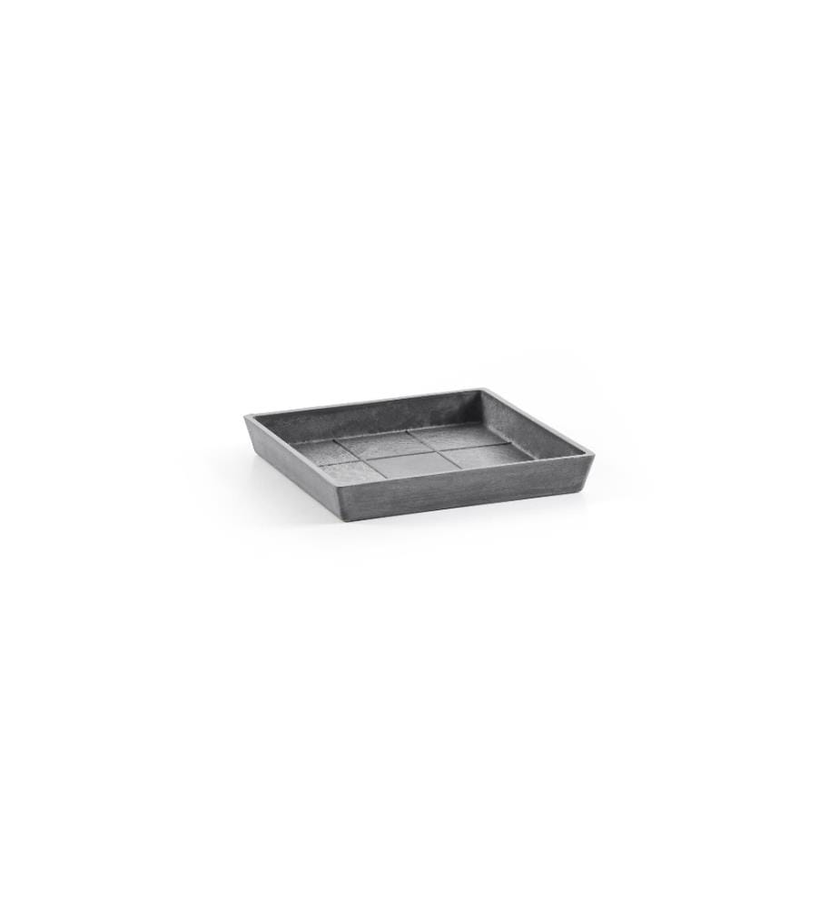 ECOPOTS - Dessous de plat pour pot de fleur Square 30 Gris