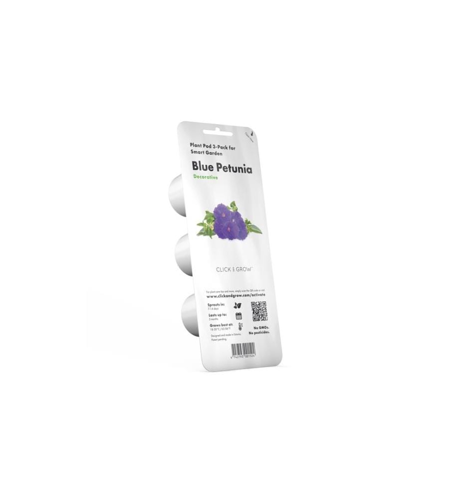CLICK AND GROW - Semence Pétunia bleu Paquet de 3