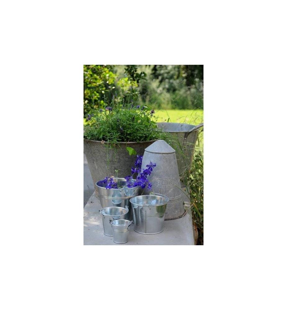 HERSTERA - Blumentopf Cubo 3 l, Silber
