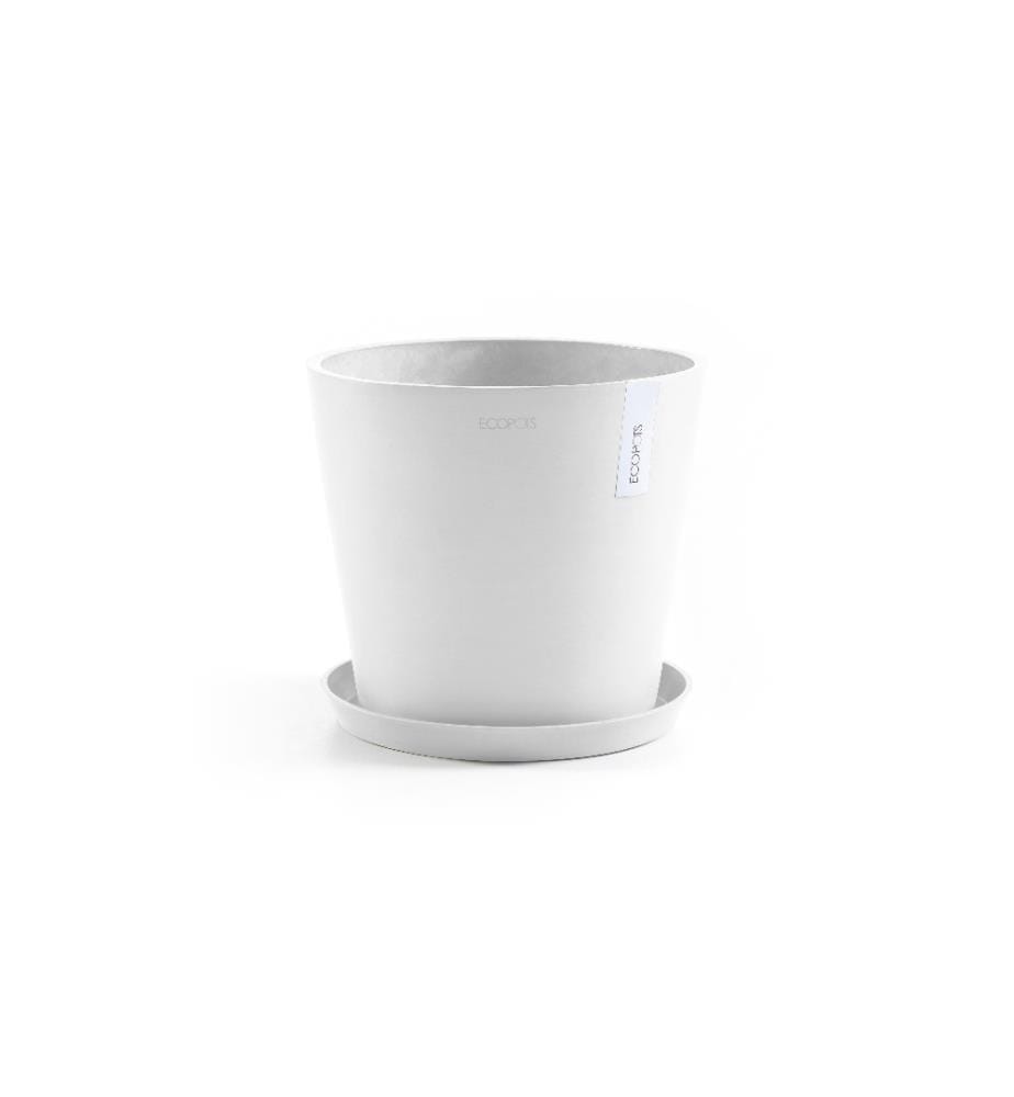ECOPOTS - Pot à fleur Amsterdam 30, Blanc