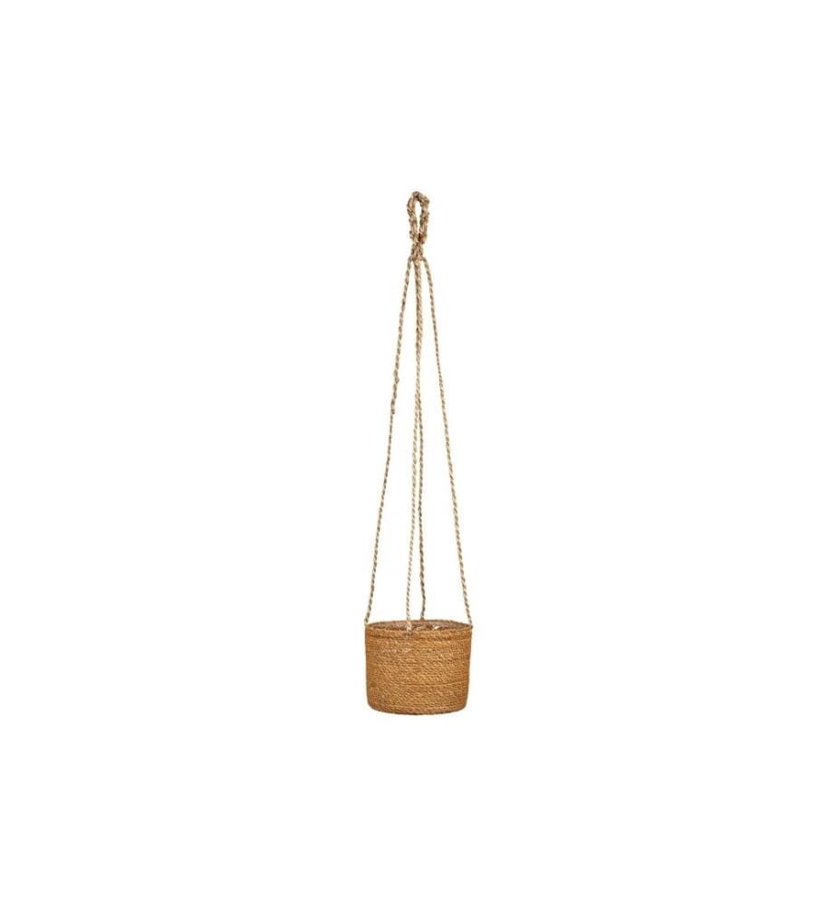 SCHEURICH - Blumenampel mit Folie 17 x 15 cm,  Walnuss