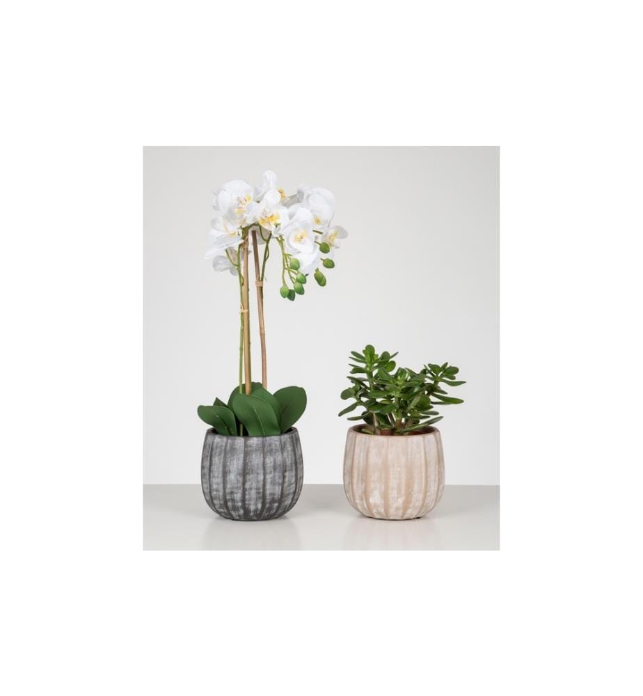 SCHEURICH - Pot de fleur Runa 4.2 l, Crème