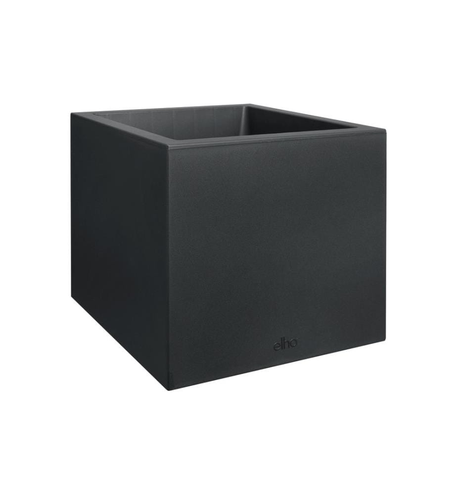 Elho - Blumentopf Next Quadrat 40 cm Schwarz