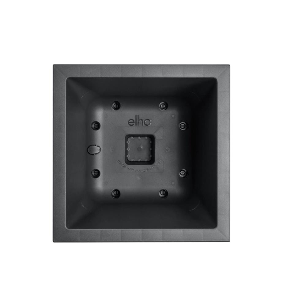 Elho - Blumentopf Next Quadrat 40 cm Schwarz