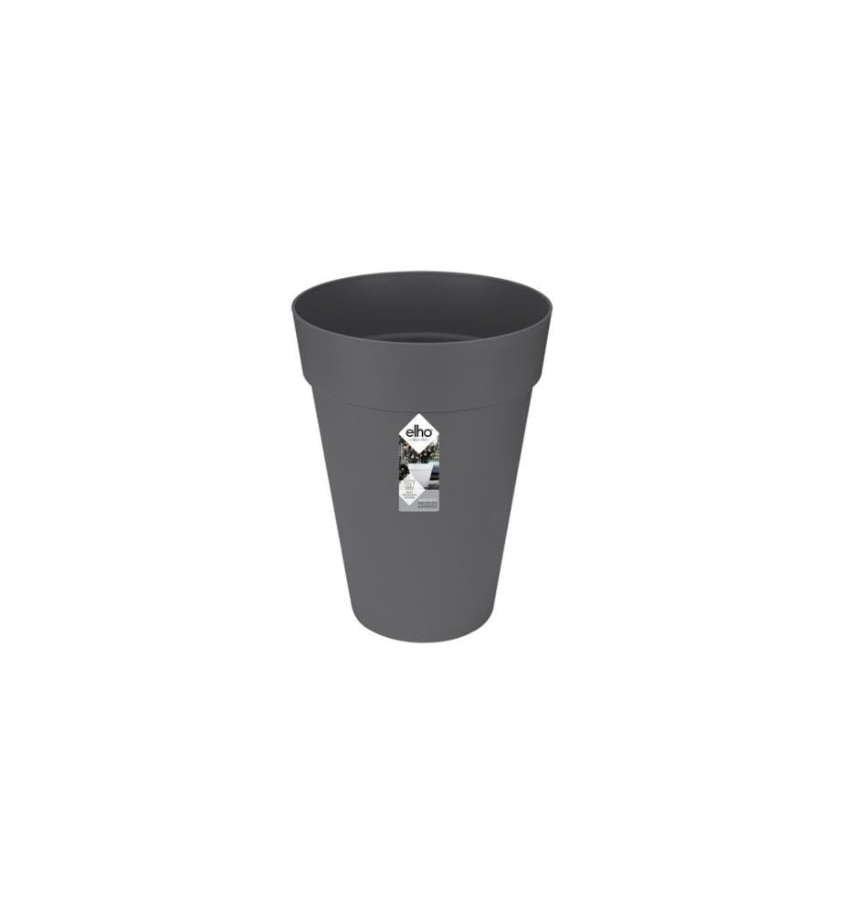 Elho - Pflanzentopf Loft Urban Rund Hoch 42 cm Schwarz