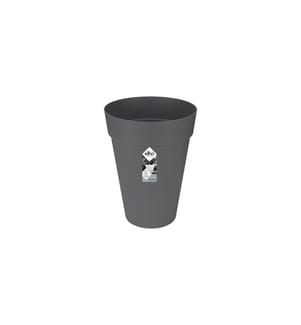 Elho - Pot à fleur Loft Urban Rond Haut 42 cm Noir