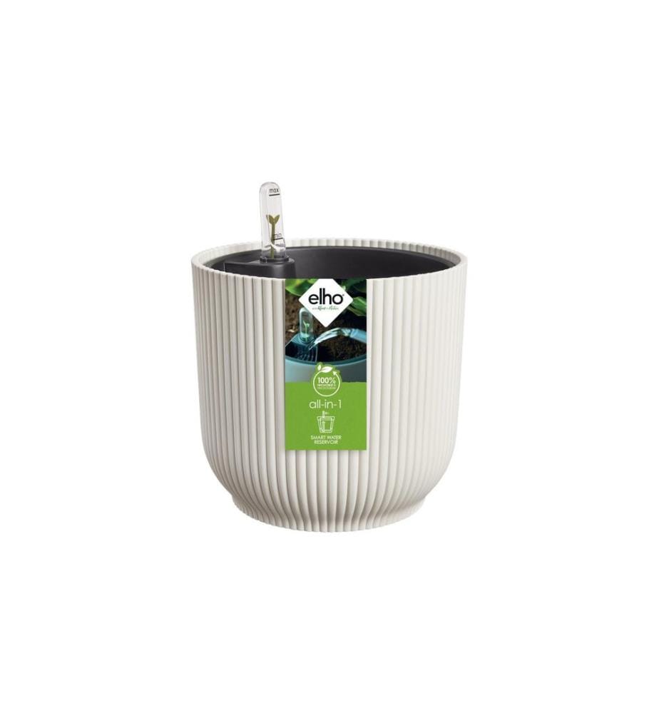 Elho - Blumentopf All-in-1 Vibes Rund 18 + Swi 17 Weiss