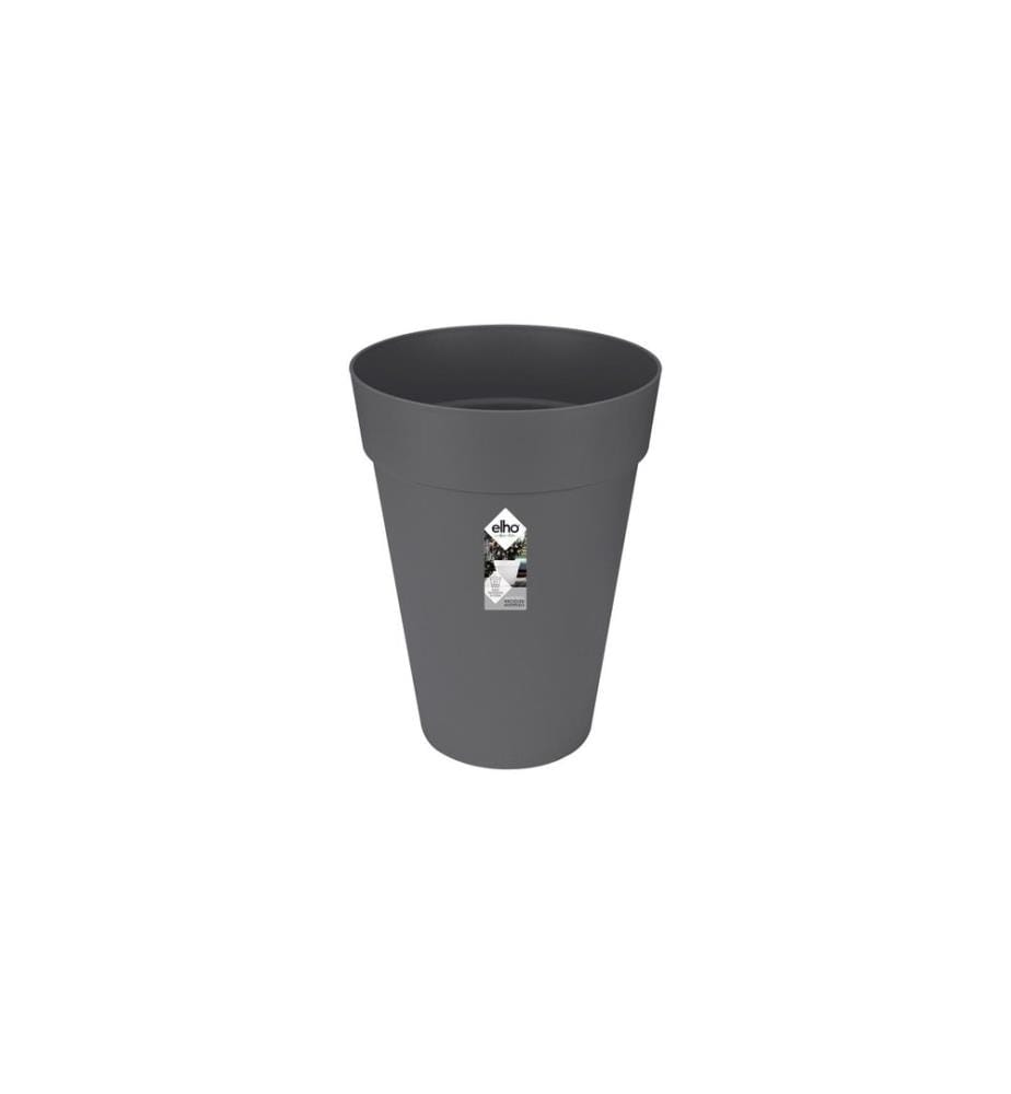 Elho - Pflanzentopf Loft Urban Rund Hoch 35 cm Schwarz