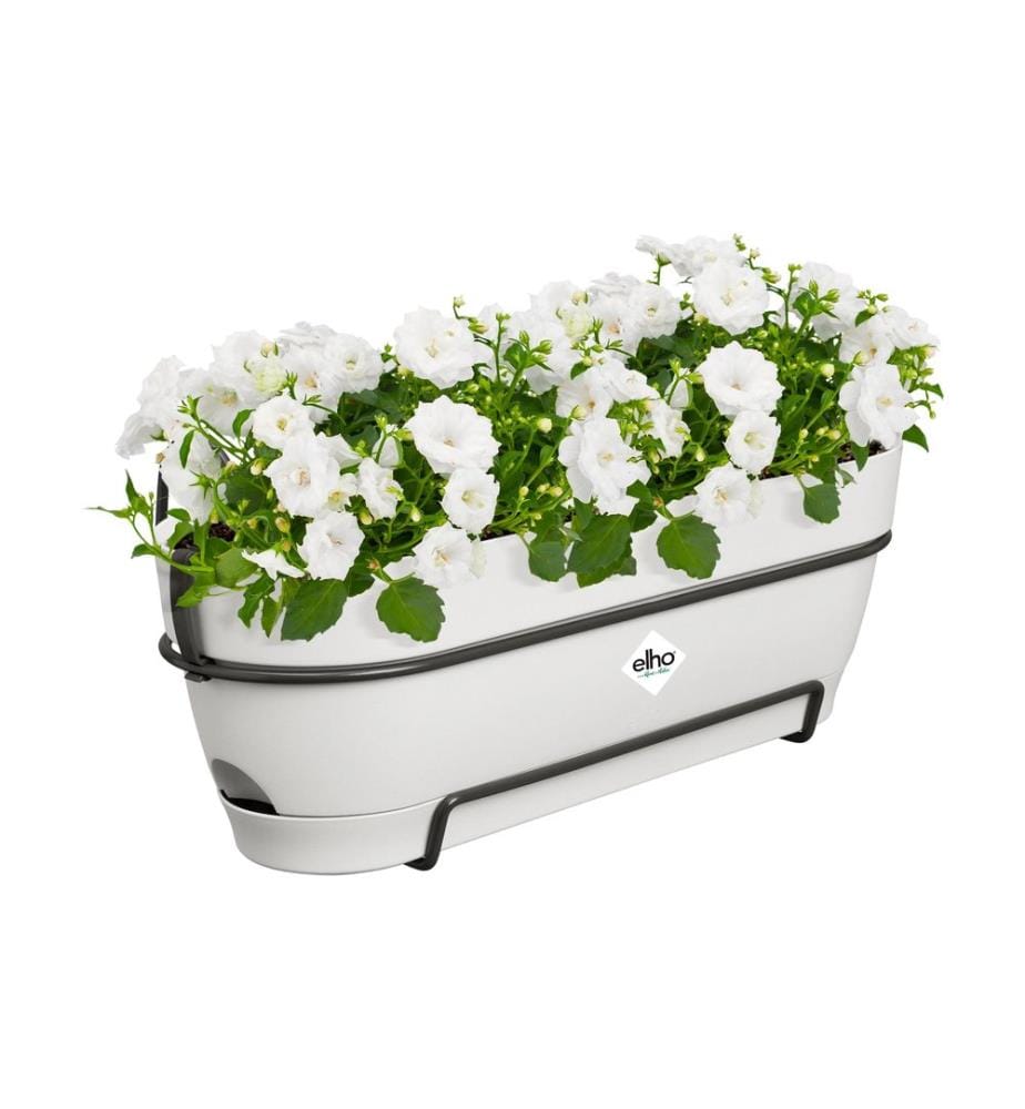 Elho - Pot à fleur Vibia Campana Balcon Allin1 50 cm Blanc