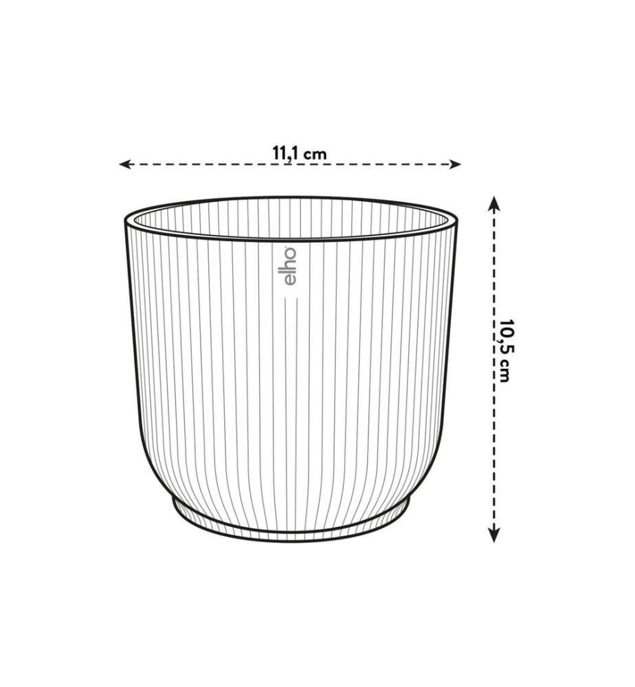 Elho - Blumentopf Vibes Fold mini 0.8 l, Sorbet Grün